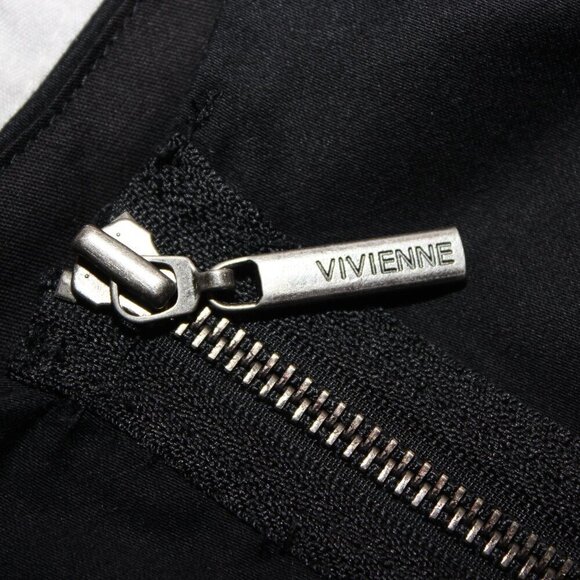 Vivienne Tam Women's Black Floral Print Sleeveless Shift Tank Dress Size 12 - Picture 5 of 8